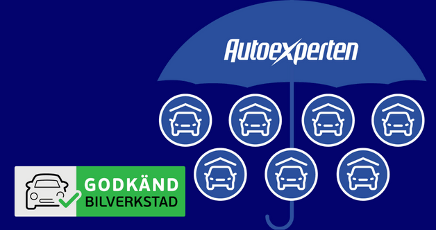 Tre anställda på BrumBrum Bilverkstad